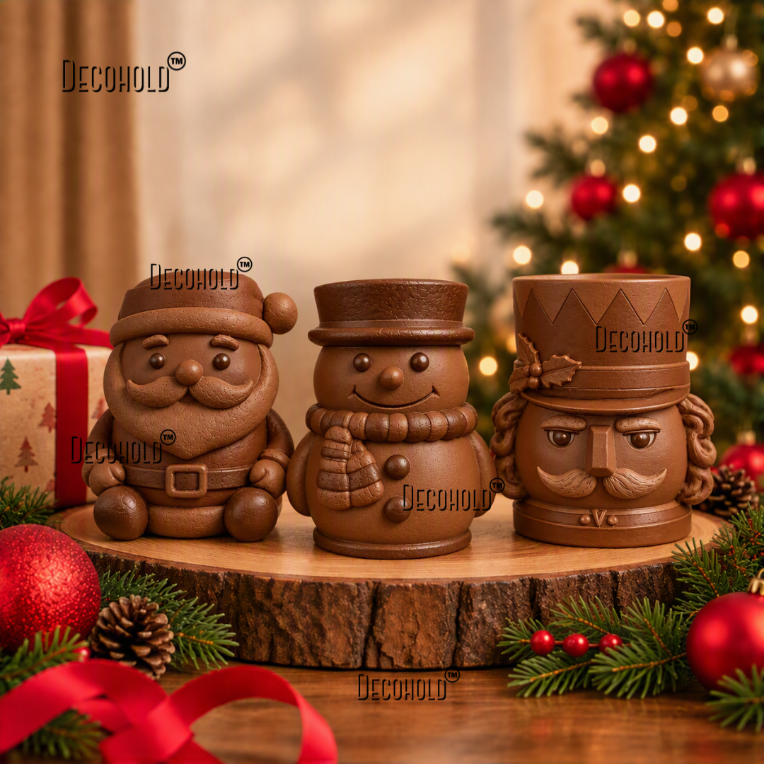 Christmas Jar Silicone Molds (Combo of 3)