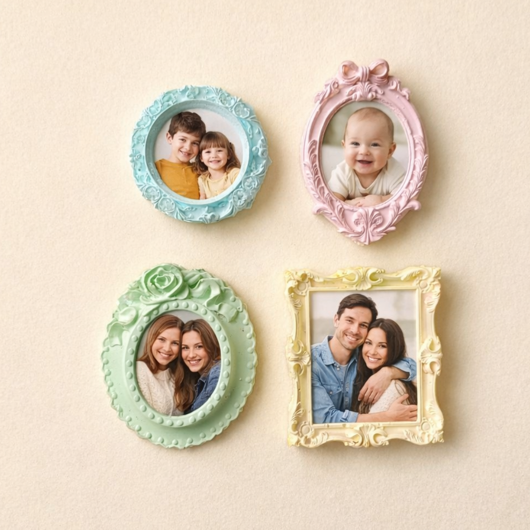 Vintage Mini Frame Mold (Combo of 4)