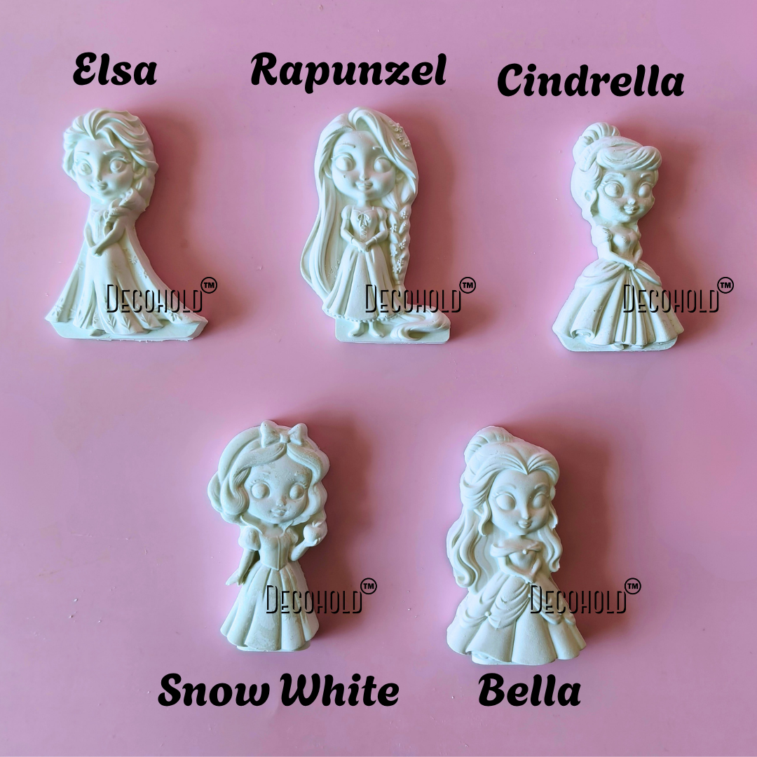Princess Mold (Set of 5) Silicone Molds