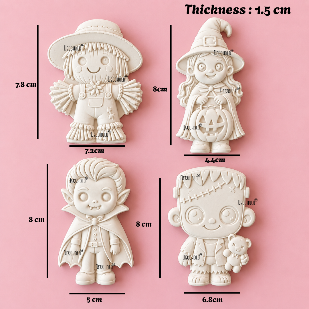 Halloween Characters Silicone Mold