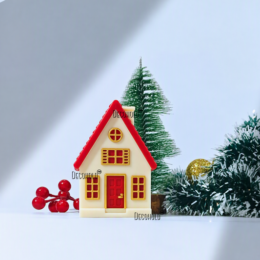 Holiday Cottage Candle Mold