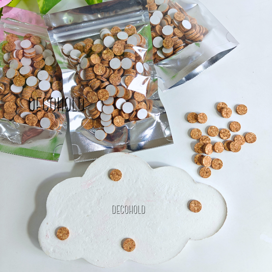 Cork Dot Stickers (100 Dots)