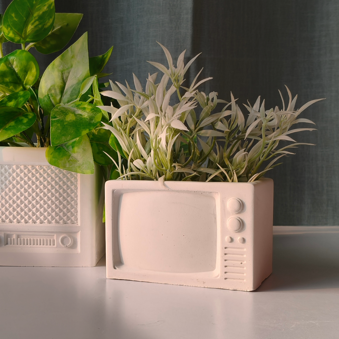 Cute Television (TV) Jar Mold + IN & OUT SH