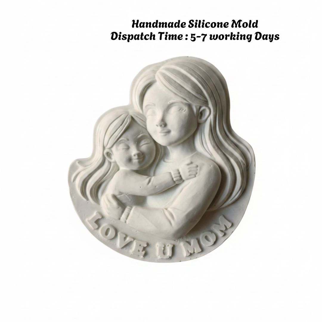 Mother Daughter Love Mold (Kids Paint Kit)