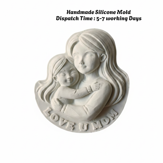 Mother Daughter Love Mold (Kids Paint Kit)