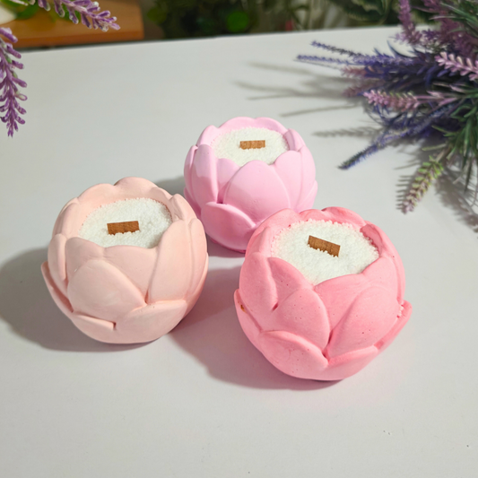 Flower Bud Jar Mould for concrete diy projects and candle jars