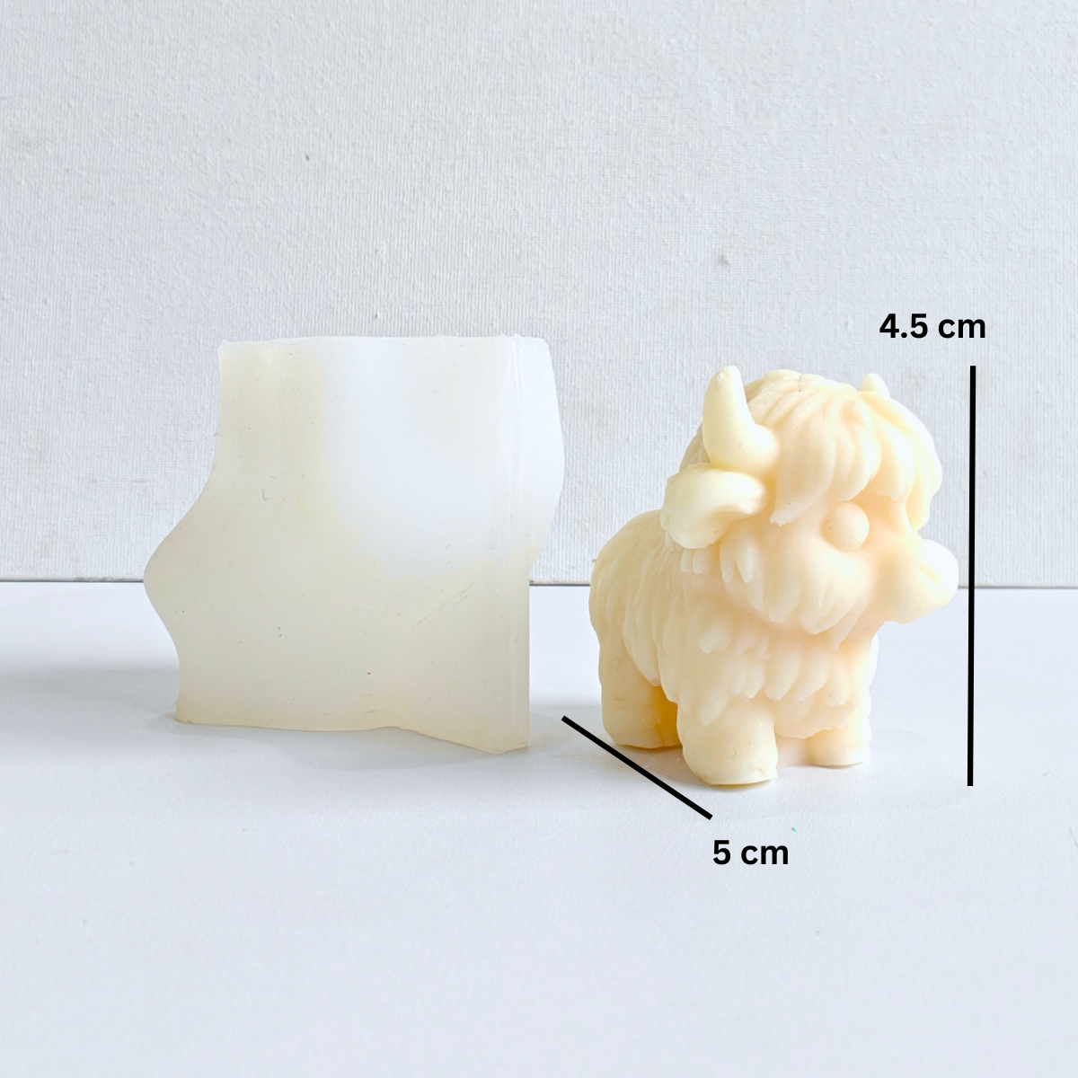 High land cow Candle Mould