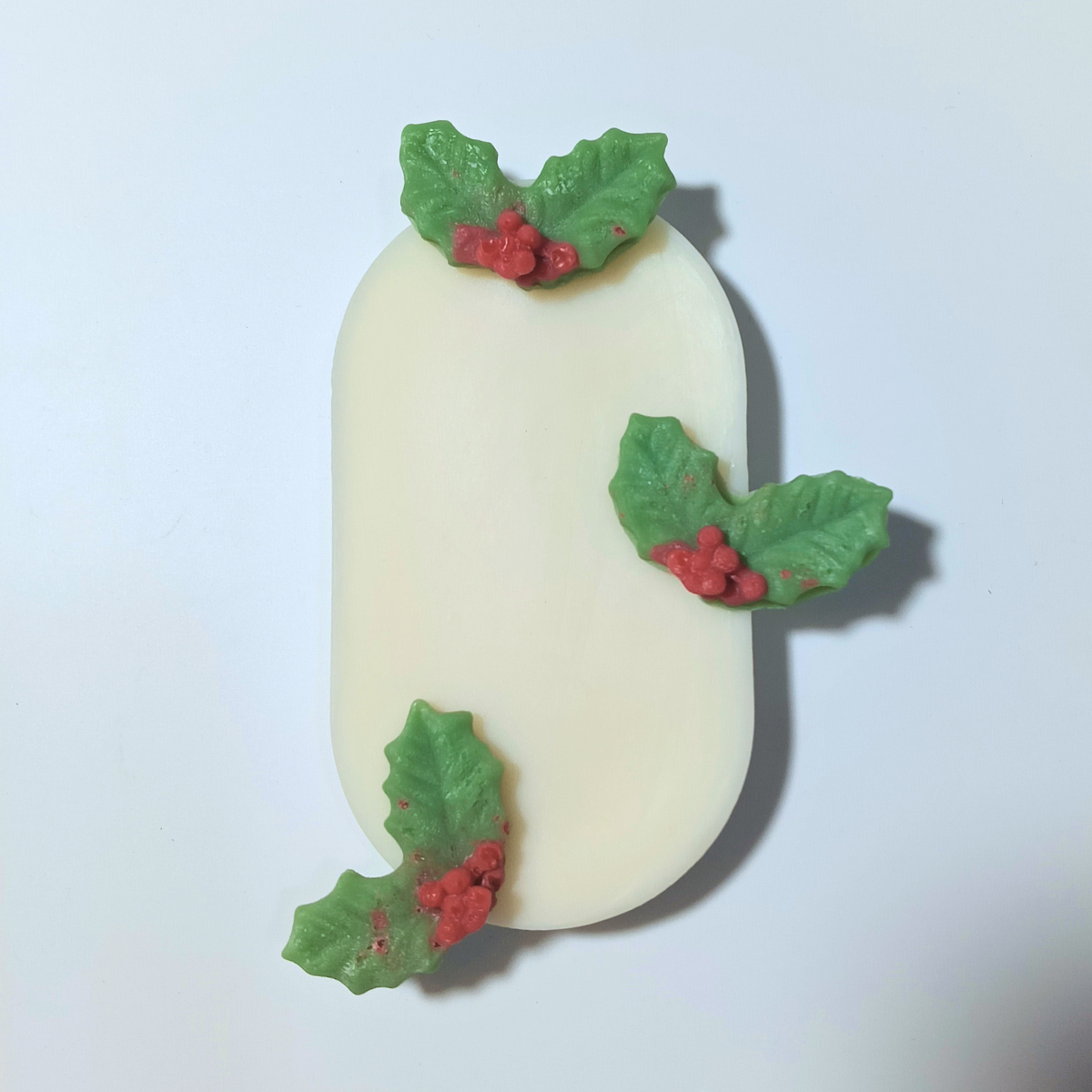 Holly Berry Candle Topper Mould for diy concrete, jesmonite, resin and candle handmade decor