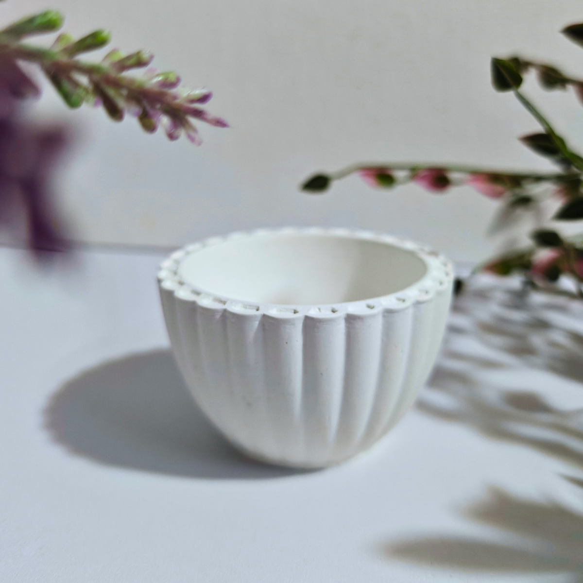 Kumkum Jar mould for diy candle jar made with concrete, cement, jesmonite