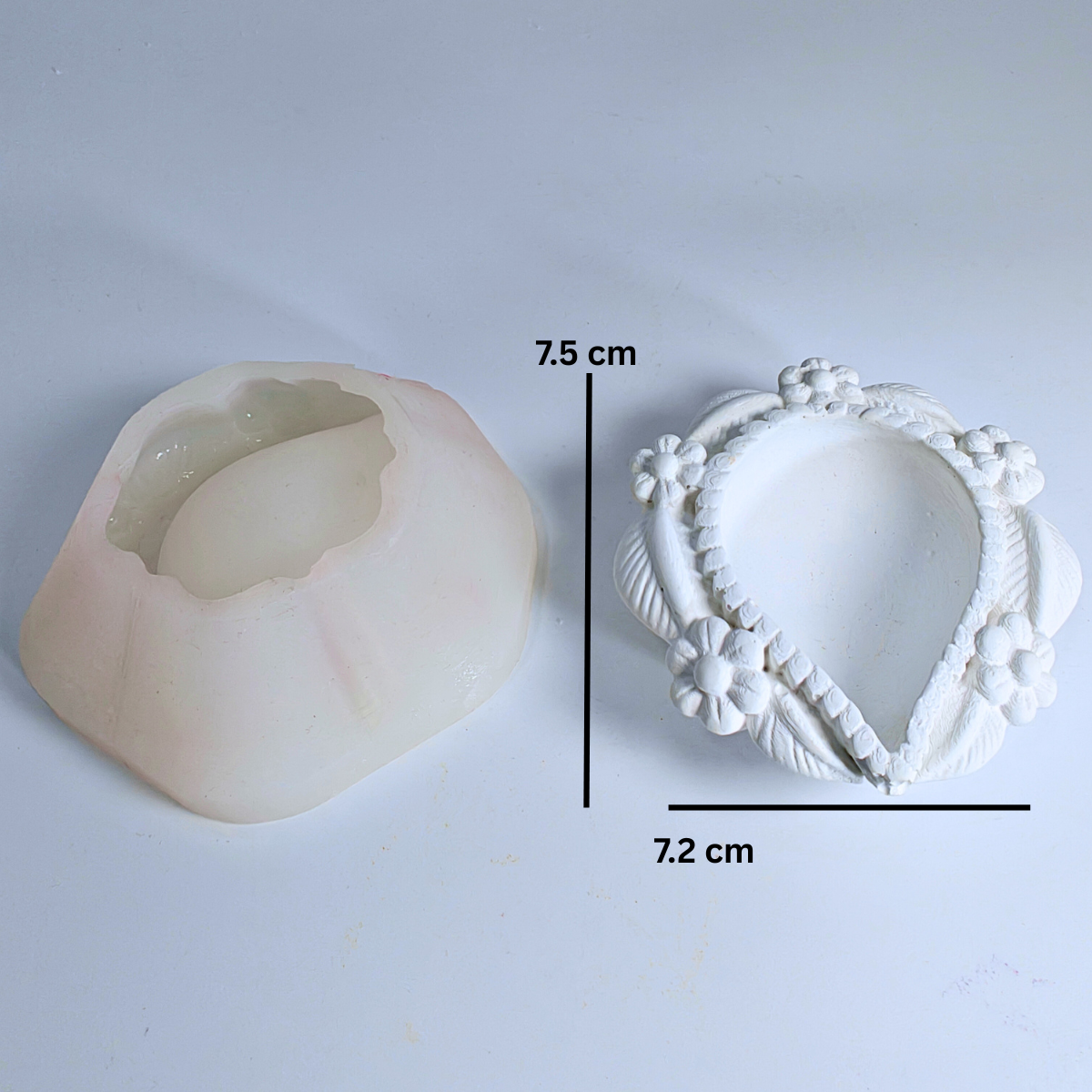 Kusum Mini Diya Mould for concrete diy art and handmade products for festivals and diwali