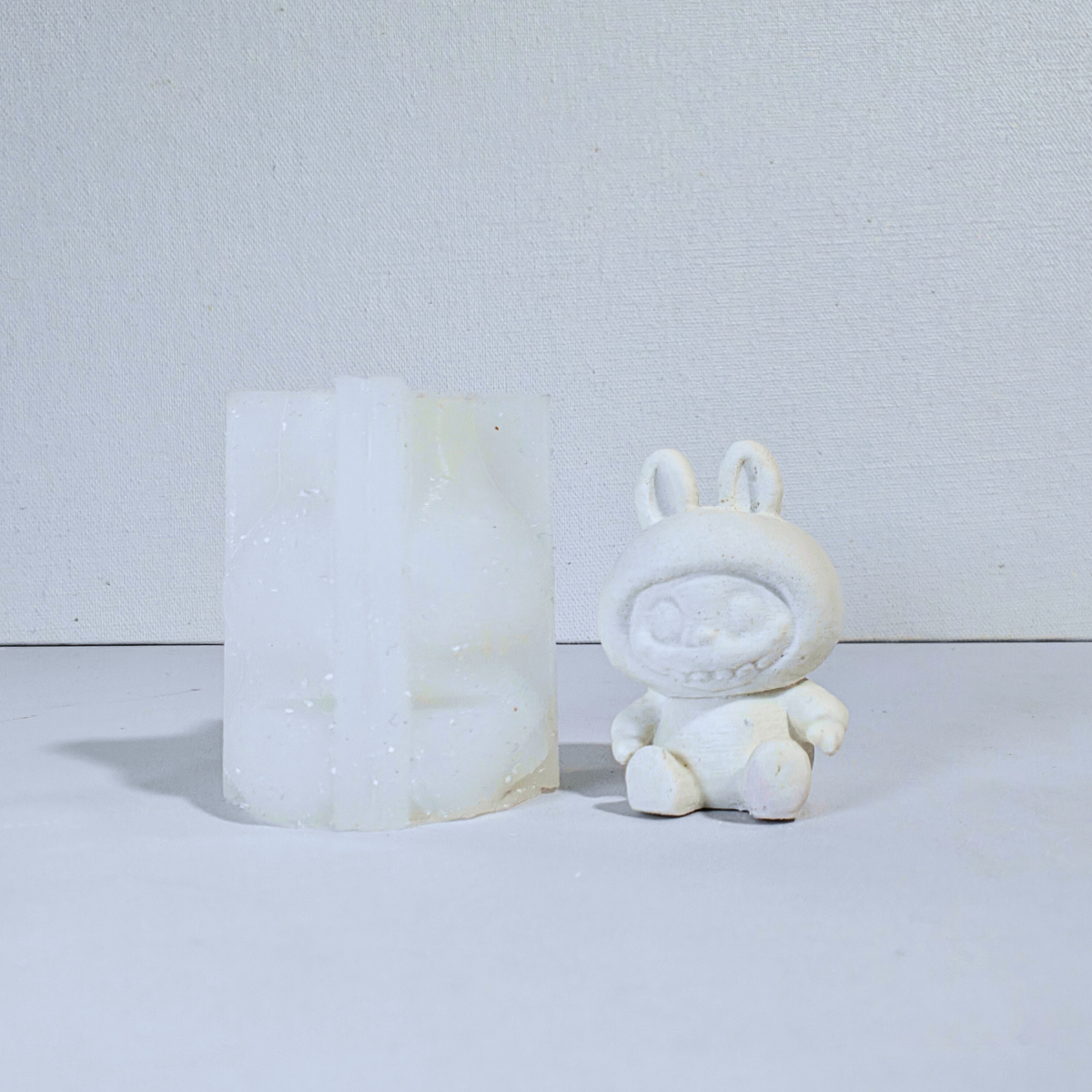 Labubu mould for concrete and candle handmade decor diy