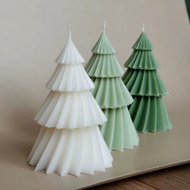 Medium Christmas Tree Mould for diy concrete, jesmonite, resin and candle handmade decor