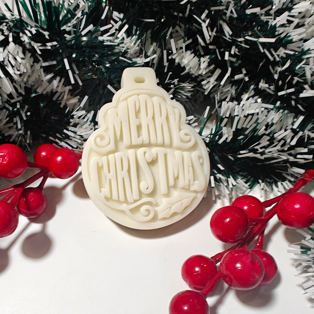 Merry Christmas Wax Sachet Mould for diy concrete, jesmonite, resin and candle handmade decor