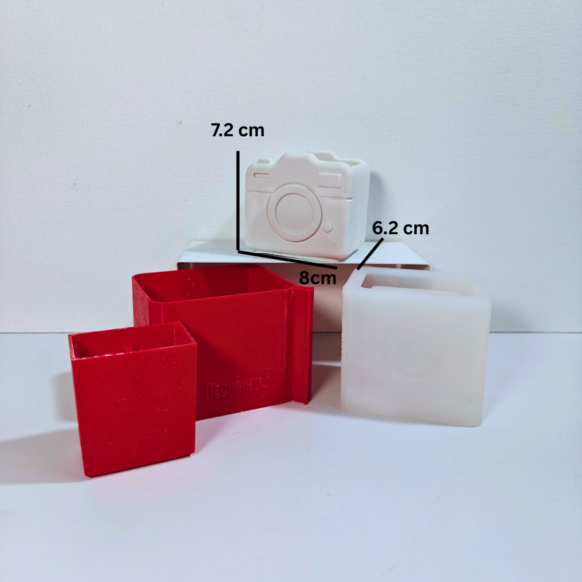 Mini camera mould for concrete resin jesmonite diy handmade art