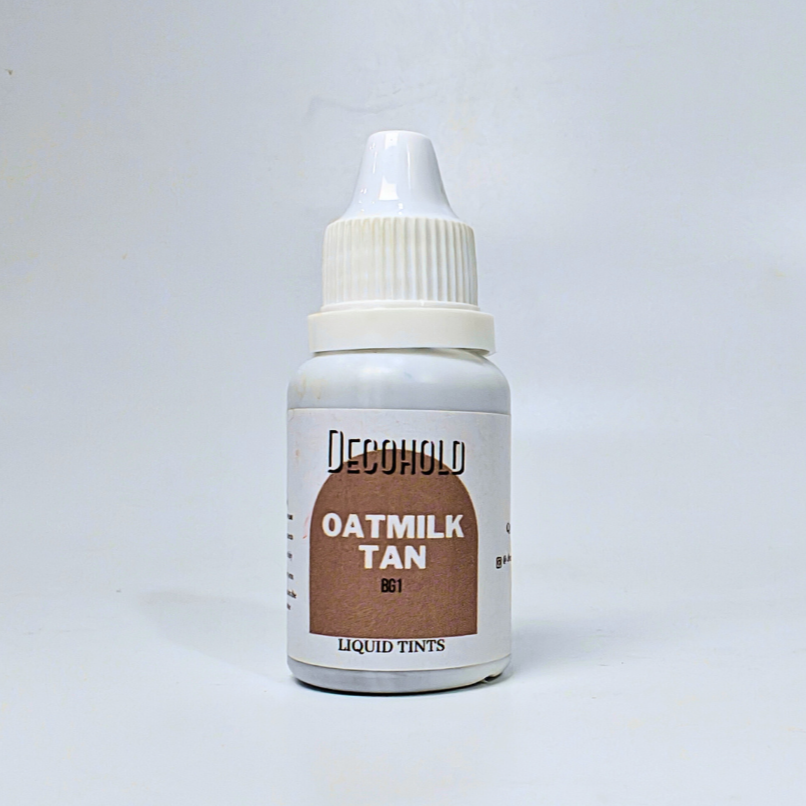 Oatmilk Tan Tint Liquid Color is for Concrete, Lunite and Cement.