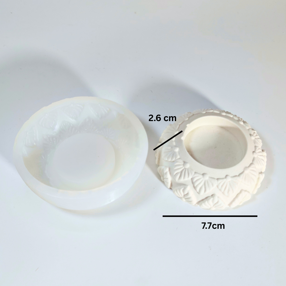 Paanika Tealight Holder Mould for concrete diy art and handmade products for festivals and diwali