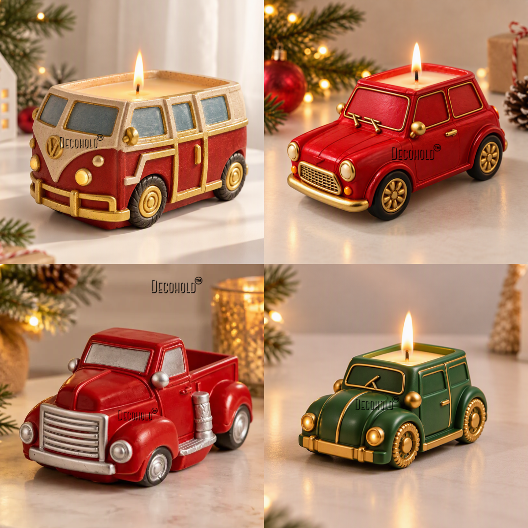 4 Car Jar Silicone Mold (Combo of 4)