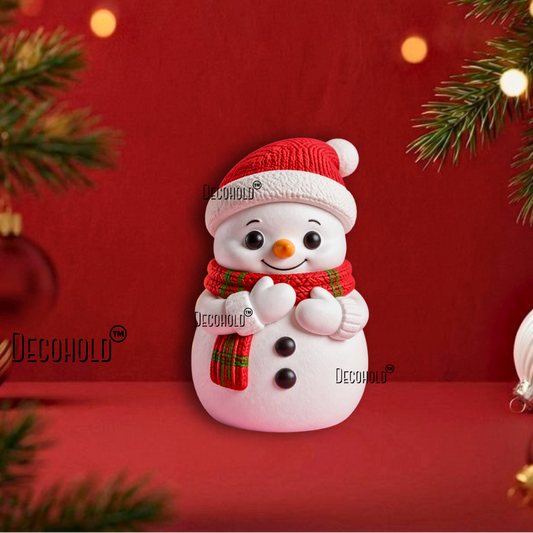 Snowman Candle Silicone Mold (M)