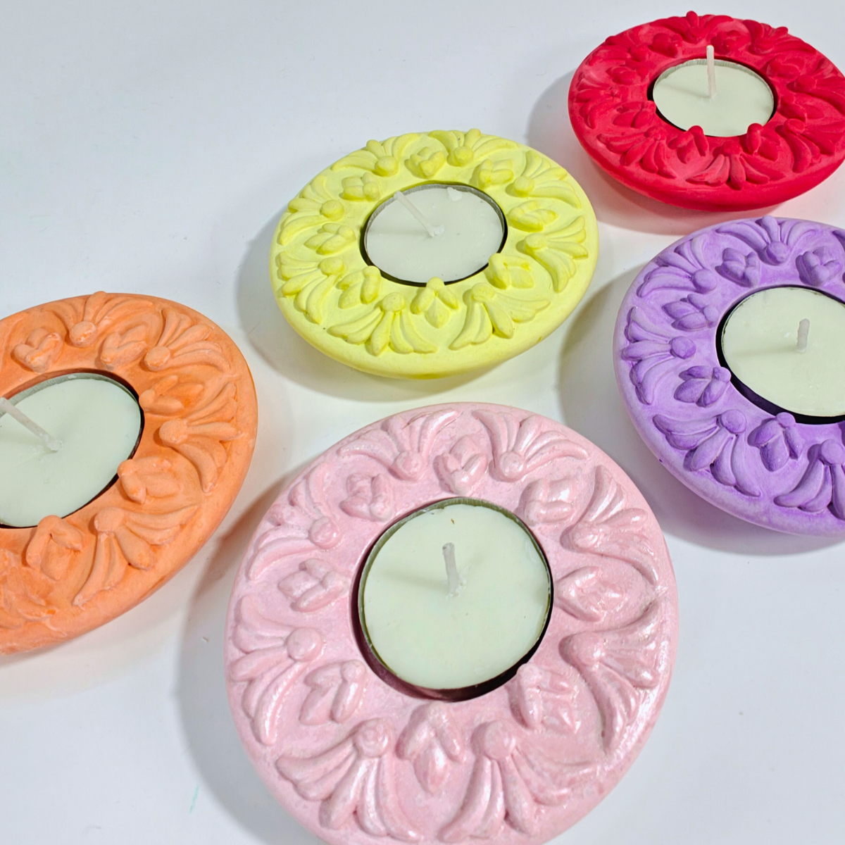Rupkala Tealight Holder Mould for concrete diy art and handmade products for festivals and diwali