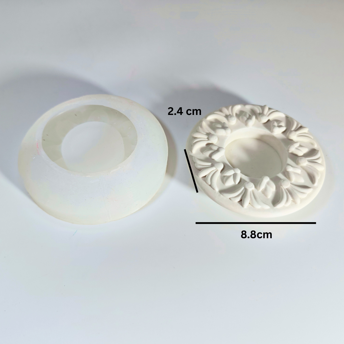 Rupkala Tealight Holder Mould for concrete diy art and handmade products for festivals and diwali