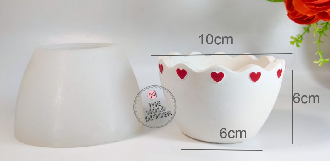 Mini Heart Jar Mold