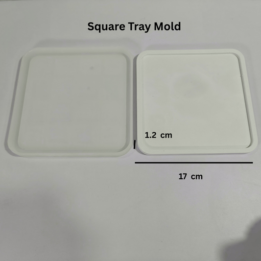 Square Coaster Mould for Concrete, cement, jesmonite, resin handmade diy art