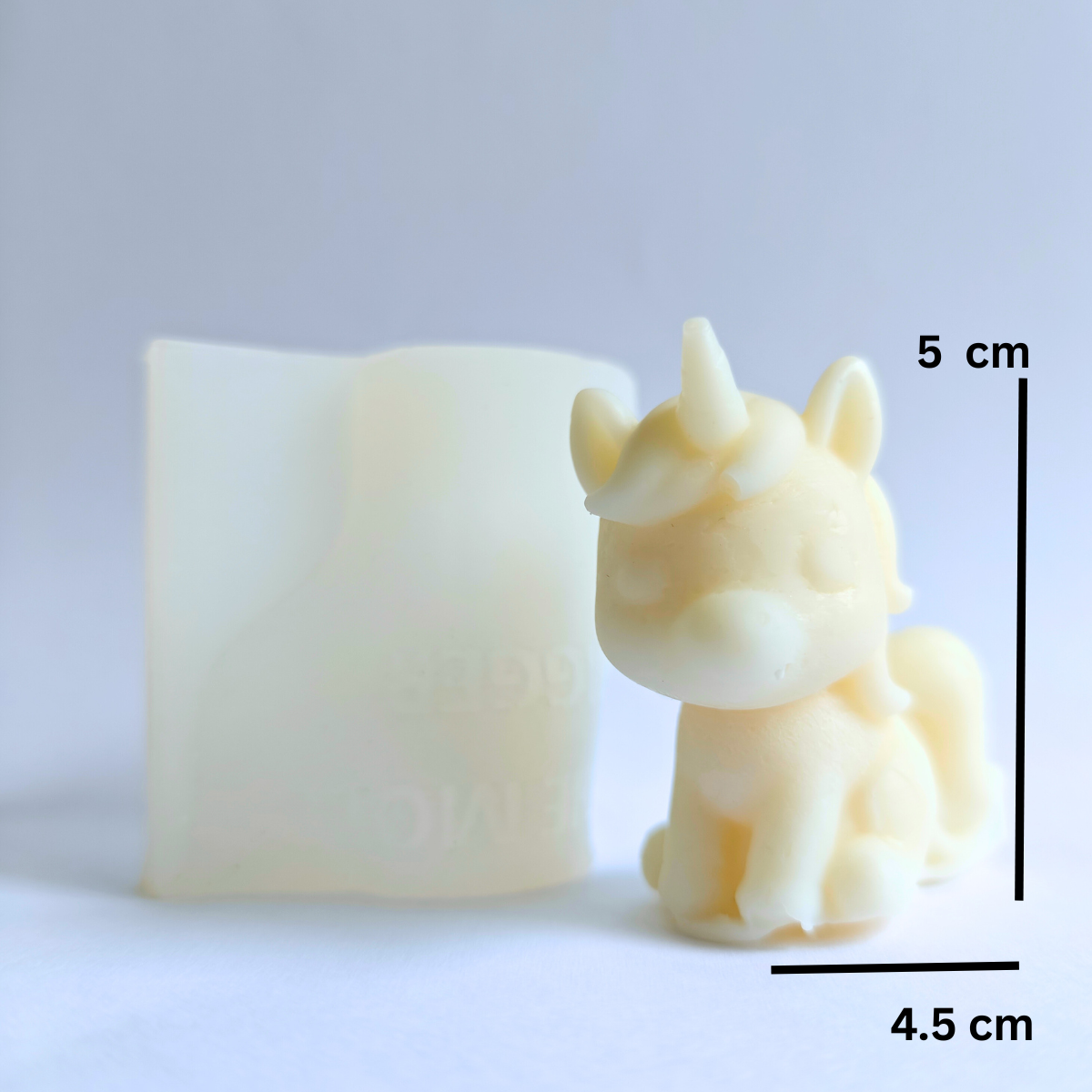 Unicorn Candle Mold for diy concrete, jesmonite, resin and candle handmade decor