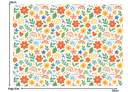 Whimsy Wonders (1 Sheet: Water Transfer Sticker)