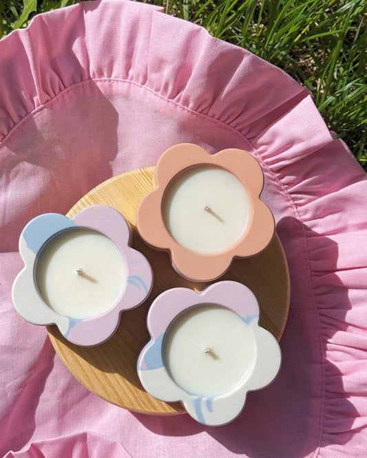 blossom flower tealight holder mould