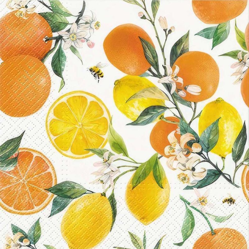 citrus decoupage