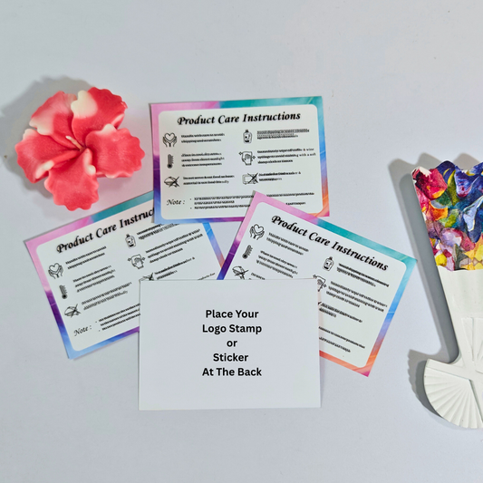 Product Care Card Multicolour (Pack of 25)