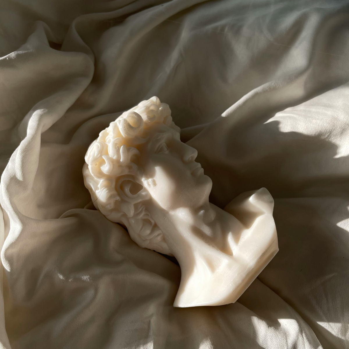 david candle mould for diy concrete, jesmonite, resin and candle handmade decor