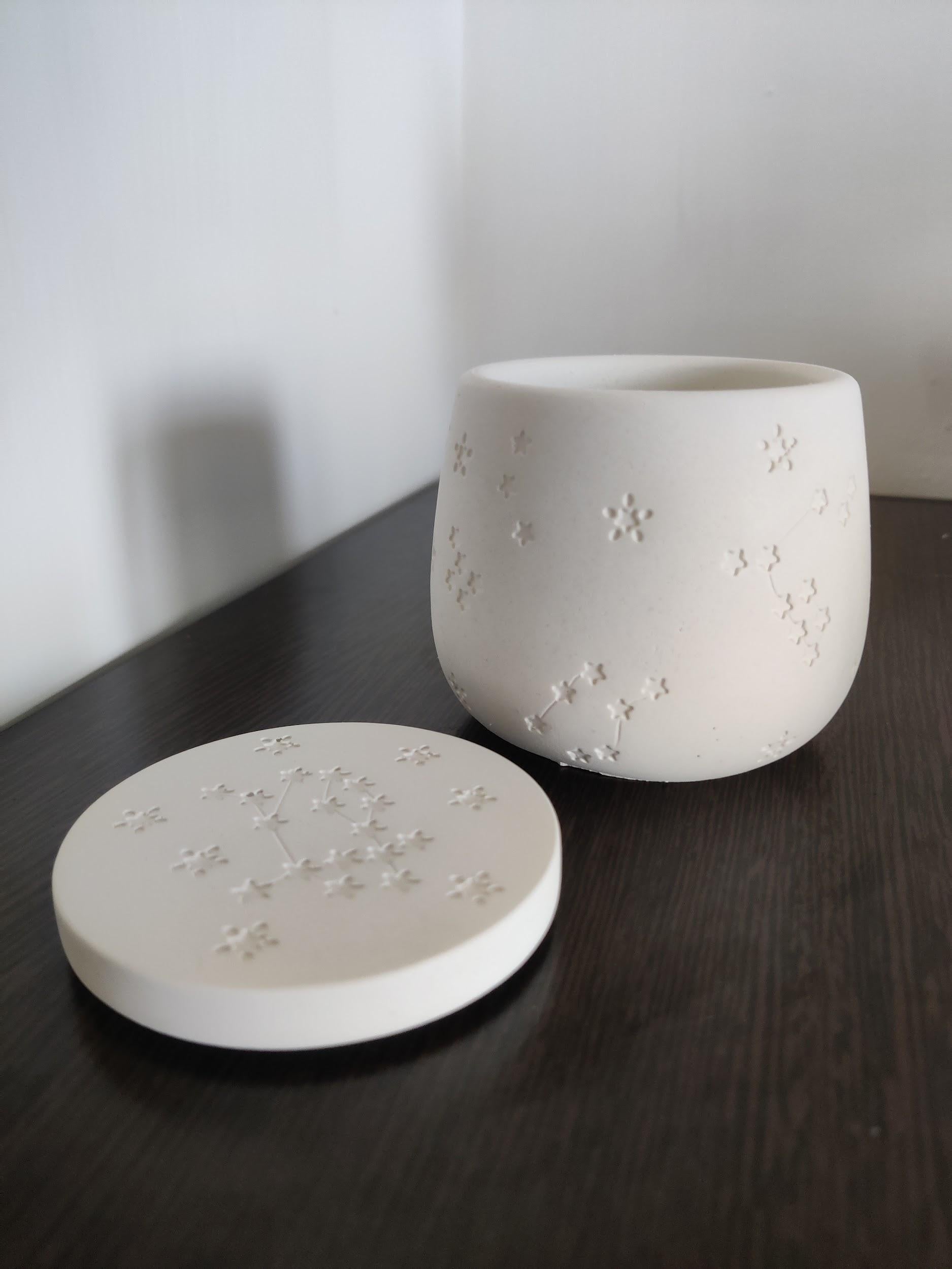embossed star jar mould