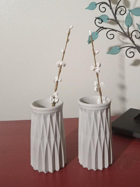 geometric flower vase mould