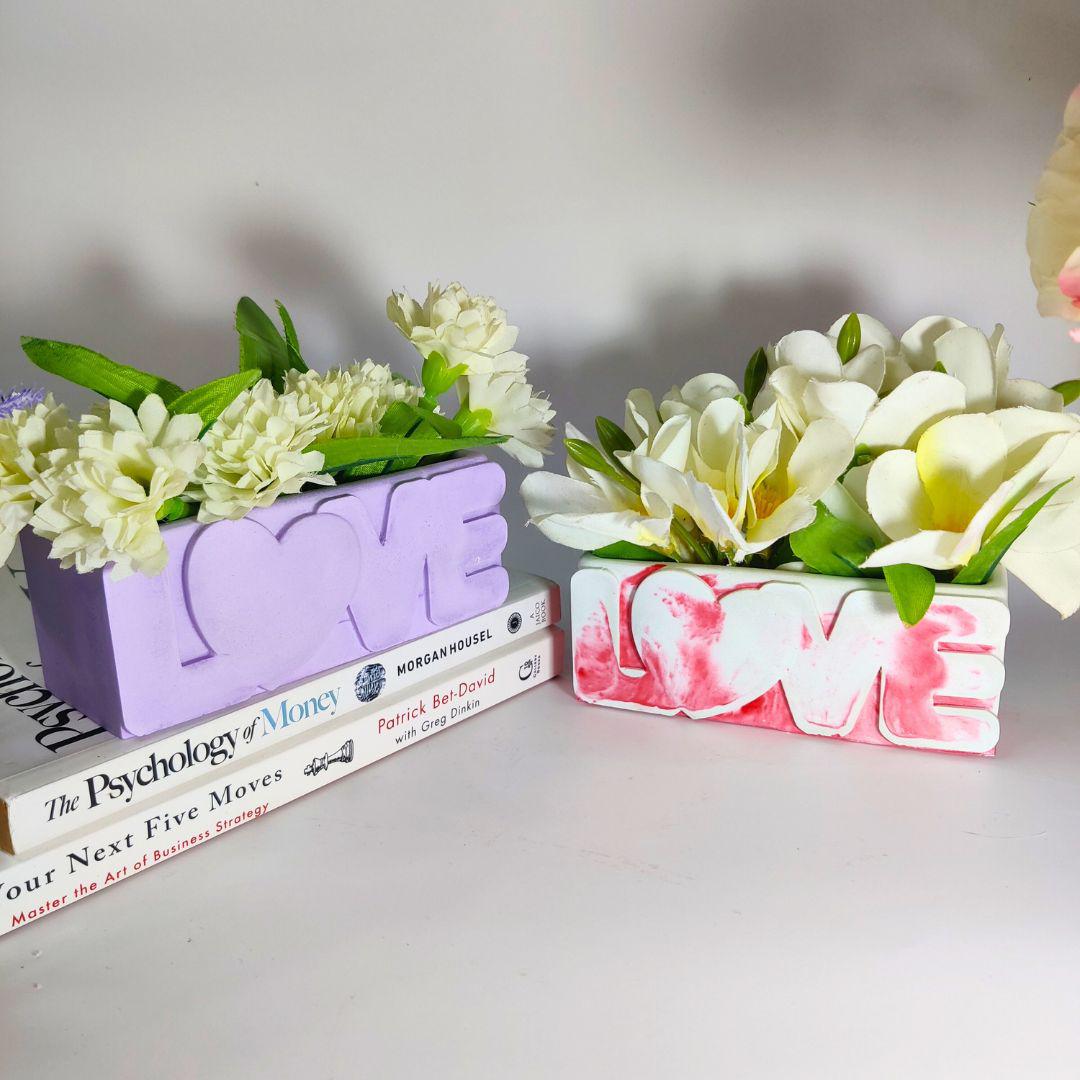 Love Text Jar Mold