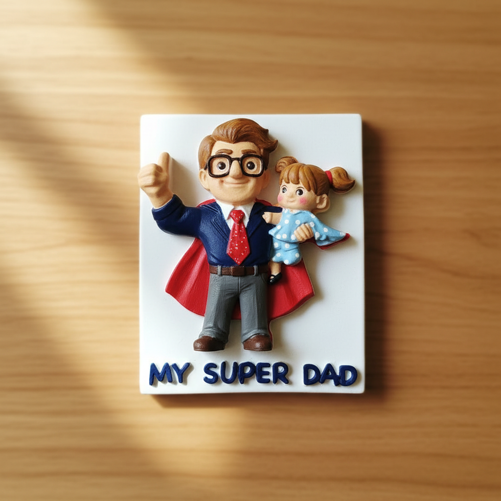 My Super Dad - Coloured